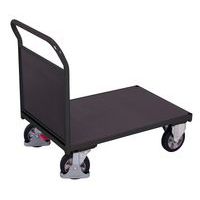 Carrello ergonomico con ripiano e sponda antiscivolo - Capacità 1000 kg