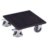 Pianale su rotelle in legno - Finitura in gomma - 400 kg