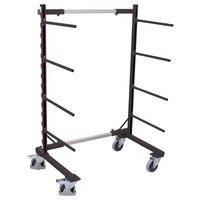Carrello rastrelliera monofronte regolabile - Capacità 400 kg