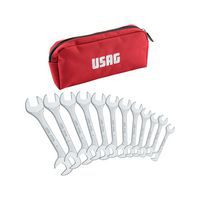 Set di 12 chiavi a forchetta doppie piccole