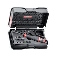 Set in cassetta di ABS con inserti per avvitatura - 28 pezzi