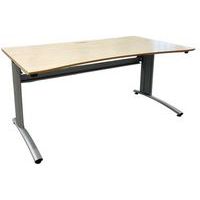 Scrivania singola ricondizionata - Rovere chiaro