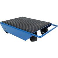 Carrellino dotato di 2 rotelle girevoli e 2 fisse - Portata 1 t - Manutan Expert