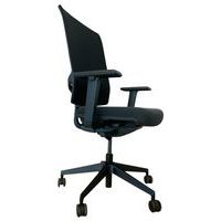 Sedia da ufficio nera ricondizionata