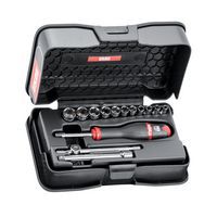 Cassetta di ABS con bussole esagonali in pollici  - 14 pezzi