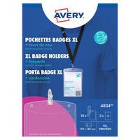 Custodie porta badge A6 con fogli e lacci