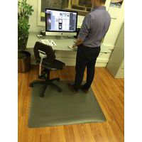 TecTake Tappeto Protettivo Salvapavimento Per Sedie Ufficio – 150x120 Cm, In Polietilene Bianco Semitrasparente, Antiscivolo E Fonoassorbente