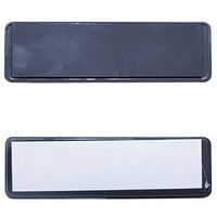 Portaetichette colorato adesivo o magnetico, Tipo prodotto: Porta-etichette, Larghezza: 100 mm, Colore: Nero