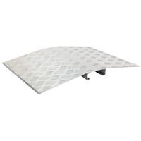 Rampa di accesso, Materiale: Alluminio, Portata: 300 kg, Larghezza totale: 500 mm, Lunghezza totale: 700 mm