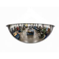 Specchio emisferico a mezza cupola Plexi+, Distanza di osservazione: 10 m, Forma: Rotondo, Visione: 360 °