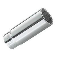 Boccola in pollici 1/4 lunga - 12 lati - Capacità da 1/4 a 3/8