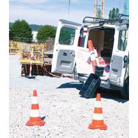 Cono di segnalazione arancione fluo