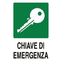 Cartello di emergenza - Chiave di emergenza