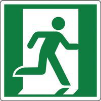 Cartello di emergenza - Uscita a destra