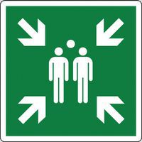 Cartello di emergenza - Punto di ritrovo ed evacuazione