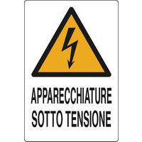 Cartello di pericolo - Apparecchiature sotto tensione