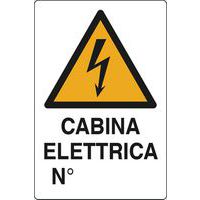 Cartello di pericolo - Cabina elettrica N°