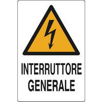 Cartello di pericolo - Interruttore generale