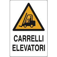 Cartello di pericolo - Carrelli Elevatori