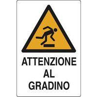 Cartello di pericolo - Attenzione al gradino