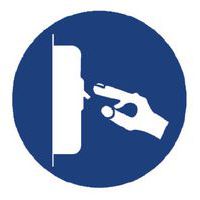 Cartello di obbligo  Togliere la tensione prima di iniziare riparazioni o lavori