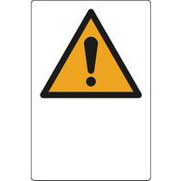 Cartello di pericolo - Pericolo generico con spazio