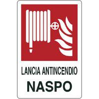 Cartello antincendio - Lancia antincendio naspo
