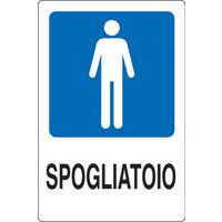 Cartello di indicazione - Spogliatoio uomini
