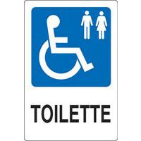 Cartello di indicazione - Toilette disabili uomini / donne