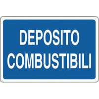 Cartello di indicazione - Deposito combustibili