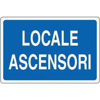 Cartello di indicazione - Locale ascensori