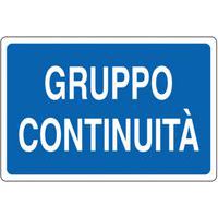 Cartello di indicazione - Gruppo continuità