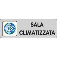 Targhetta per interni - Sala climatizzata