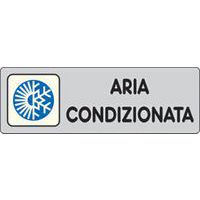 Targhetta per interni - Aria condizionata