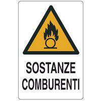 Cartello di pericolo - Sostanze comburenti