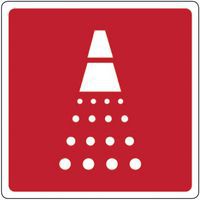 Cartello antincendio - Zona con impianto di spegnimento a CO2