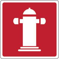 Cartello antincendio - Attacco autopompa V.F.