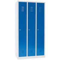 Armadietto per abiti puliti, Tipo di guardaroba: Multiscomparto, con appendiabiti, Materiale: Acciaio