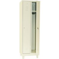 Armadietto per abiti puliti, Tipo di guardaroba: Multiscomparto, con appendiabiti, Materiale: Acciaio