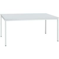 Tavolo Basic-Line, Lunghezze: 160 cm, Profondità: 80 cm, Materiale piano: Melaminato, Base