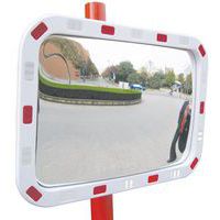 Specchio di sicurezza rettangolare, Distanza di osservazione: 20 m, Forma: Rettangolo, Visione: 90 °