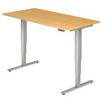 Scrivania diritta elettrica ergonomica con funzione di memoria Evol - Hammerbacher