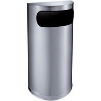 Contenitore per rifiuti semicircolare con apertura laterale