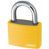 Lucchetto Monobloc ABUS 92/80 - Ottone Con Guscio Acciaio, Per Distributori, Cancelli, Catenaccio Spesso