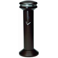 Posacenere ad alta capacità Infinity nero in acciaio per 8000 mozziconi - Rubbermaid