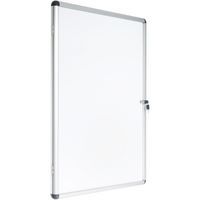 Bacheca per interni Manutan Expert 1 anta, Capacità (n. di fogli A4): 12, Fondo, materiale: Acciaio