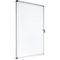 Bacheca per interni Manutan Expert 1 anta, Capacità (n. di fogli A4): 16, Fondo, materiale: Acciaio