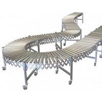 Trasportatore estensibile a rulli in acciaio