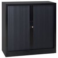 Armadio basso con ante a serranda in kit, Altezza totale: 105 cm, Larghezza totale: 100 cm