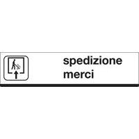 Cartello di indicazione - Spedizione merci